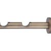 Supporto bastone tenda Function a 2 vie bronzo Ø 2,5 x 15 cm