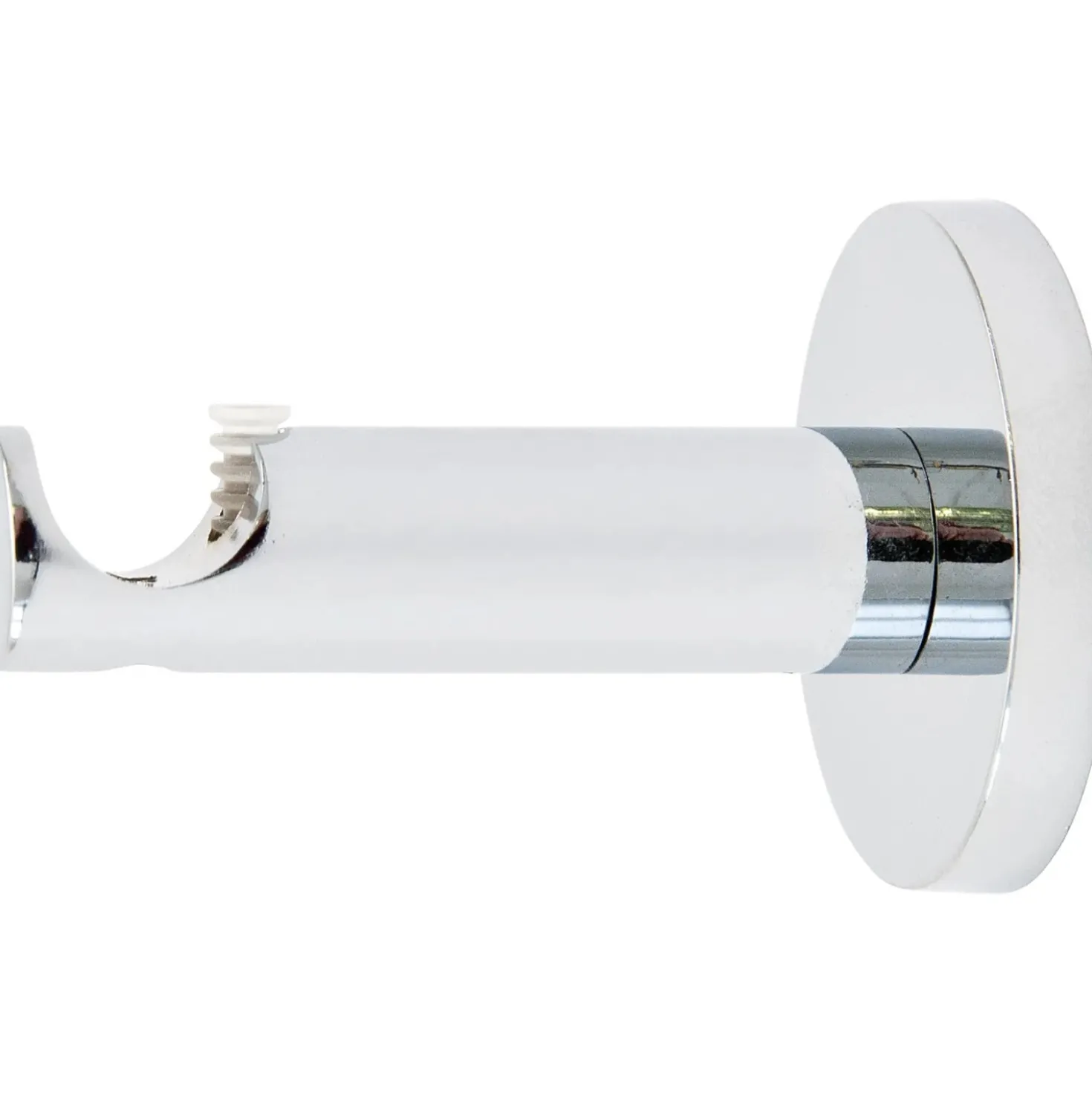 Supporto bastone tenda Function ad 1 via cromo Ø 2 x 6,5 cm