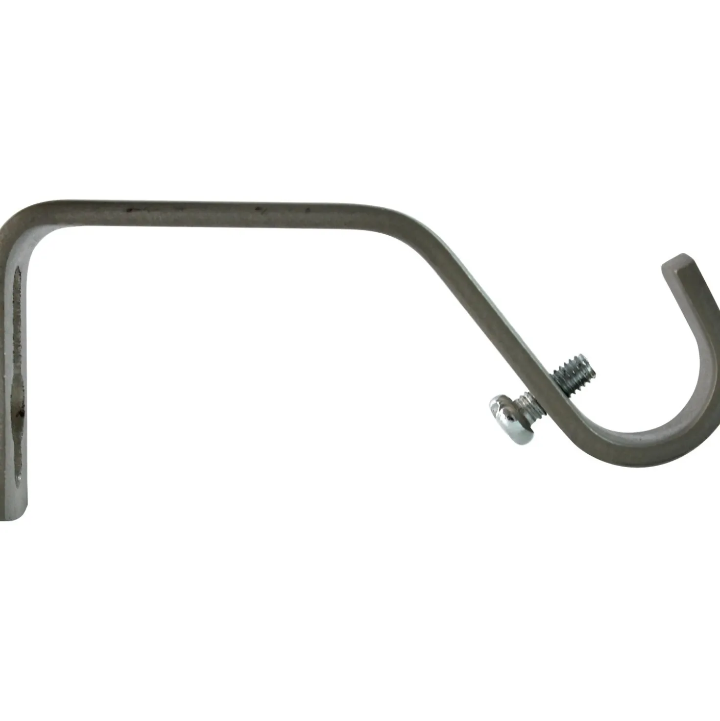 Supporto bastone tenda Habito a 1 via acciaio Ø 1,6 x 7 cm