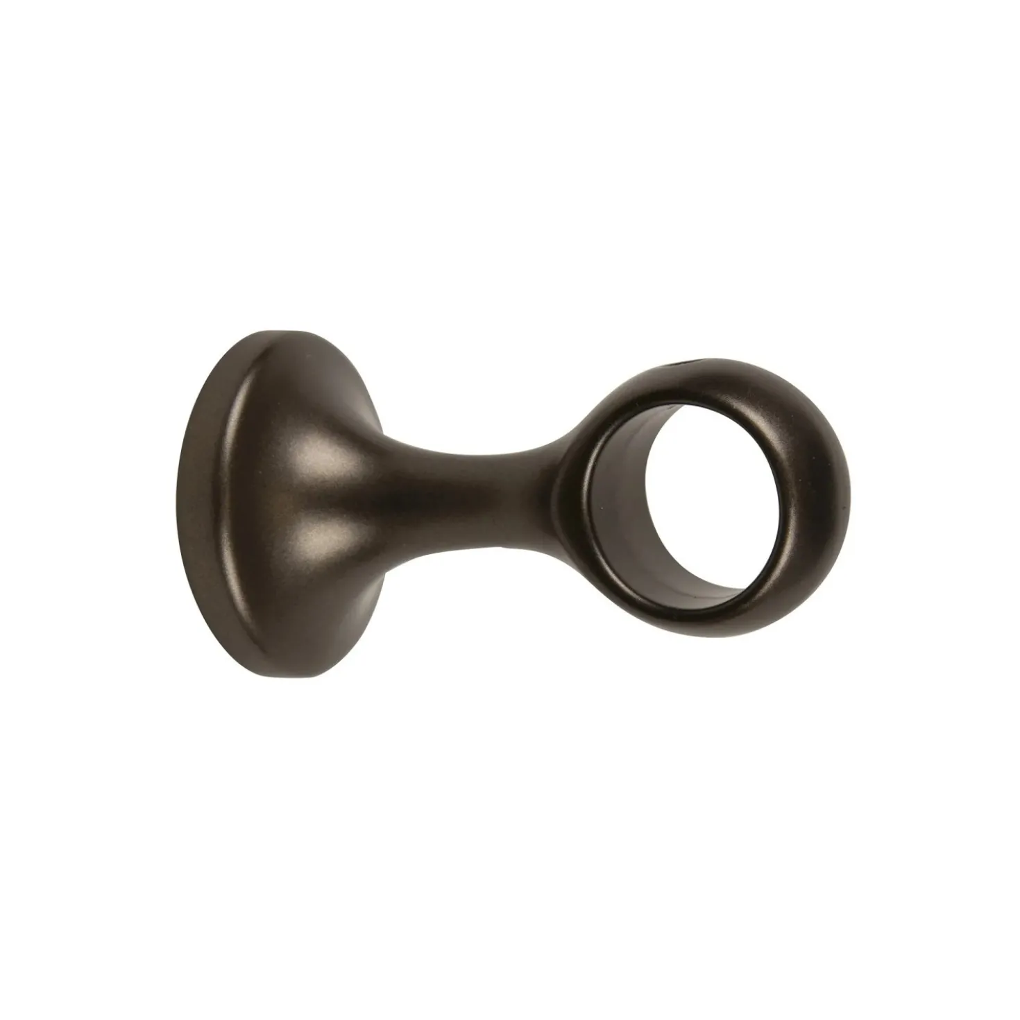Supporto bastone tenda monoblocco chiuso bronzo Ø 20 mm
