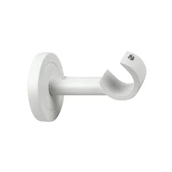 Supporto bastone tenda monoblocco aperto Ø 20 mm bianco