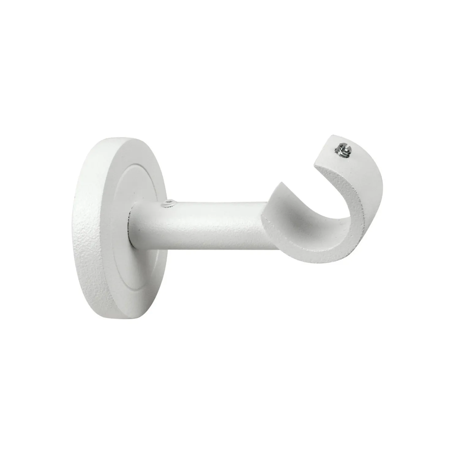 Supporto bastone tenda monoblocco aperto Ø 20 mm bianco