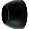 Supporto bastone tenda per nicchia 1 via nero Ø 2 cm