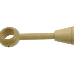Supporto bastone tenda regolabile Ø 2,8 x L 9,5-17,5 cm naturale