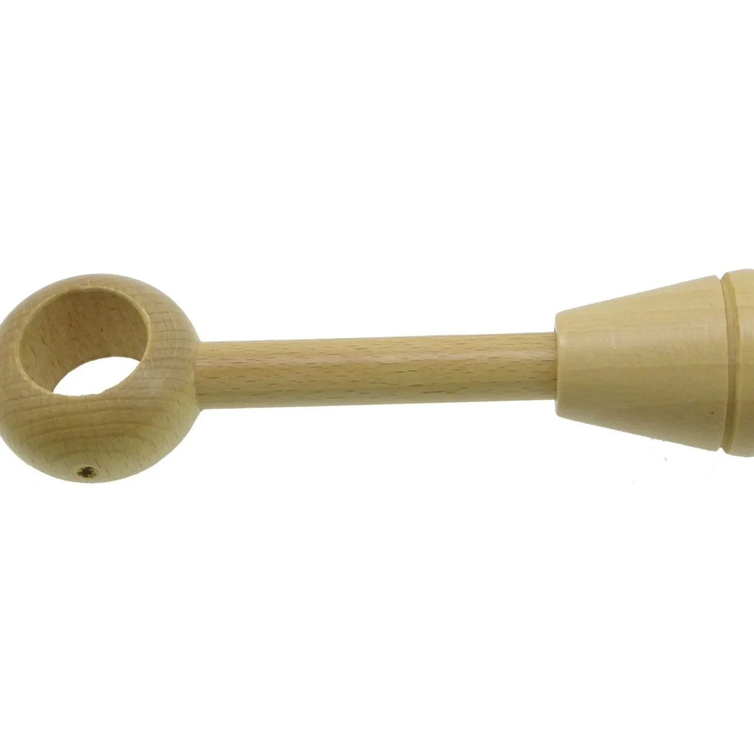 Supporto bastone tenda regolabile Ø 2,8 x L 9,5-17,5 cm naturale