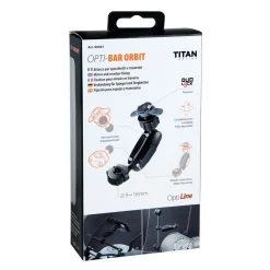 Supporto cellulare Titan Bar Orbit braccio snodato nero/grigio
