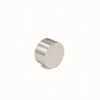 Supporto corrimano base piana in ottone cromato