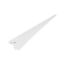 Supporto doppio a U in acciaio 47 cm 50 kg bianco