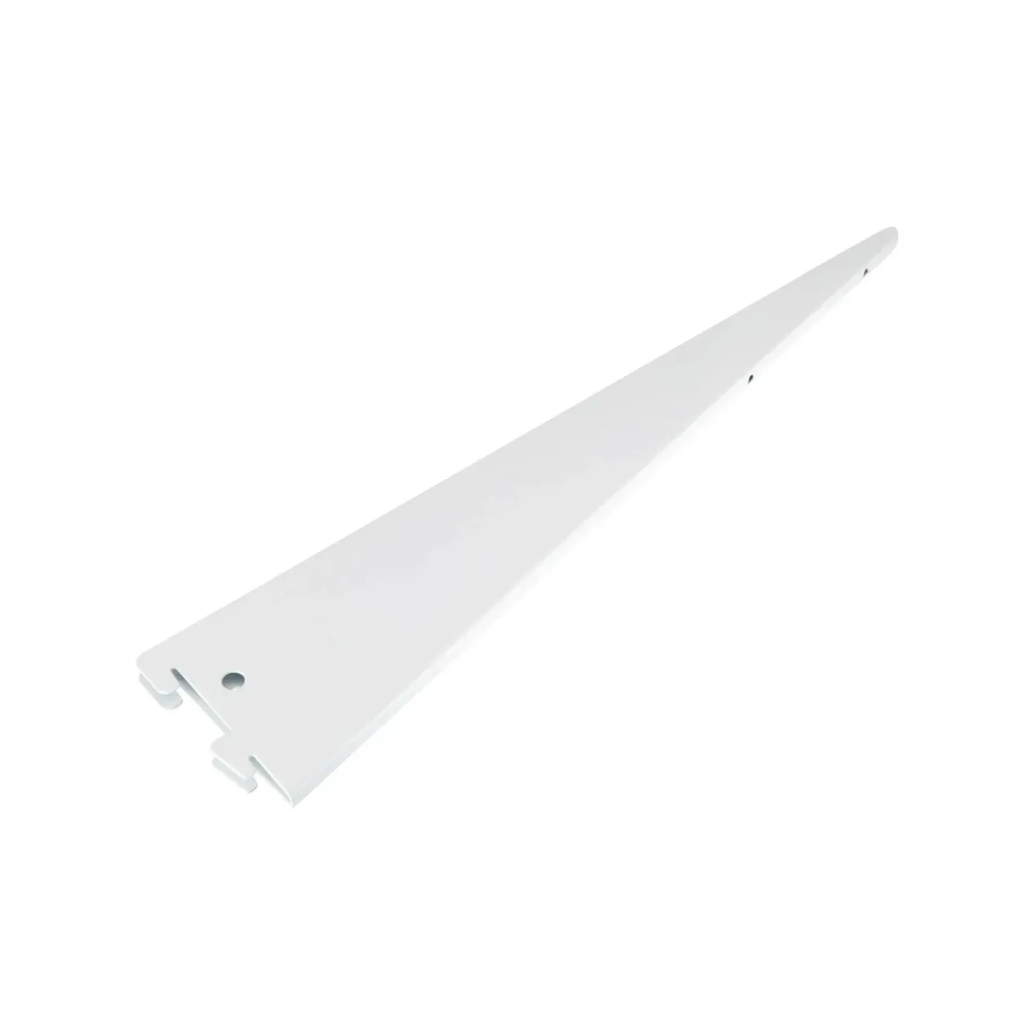 Supporto doppio a U in acciaio 47 cm 50 kg bianco