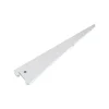Supporto doppio a U in acciaio 37 cm 50 kg argento