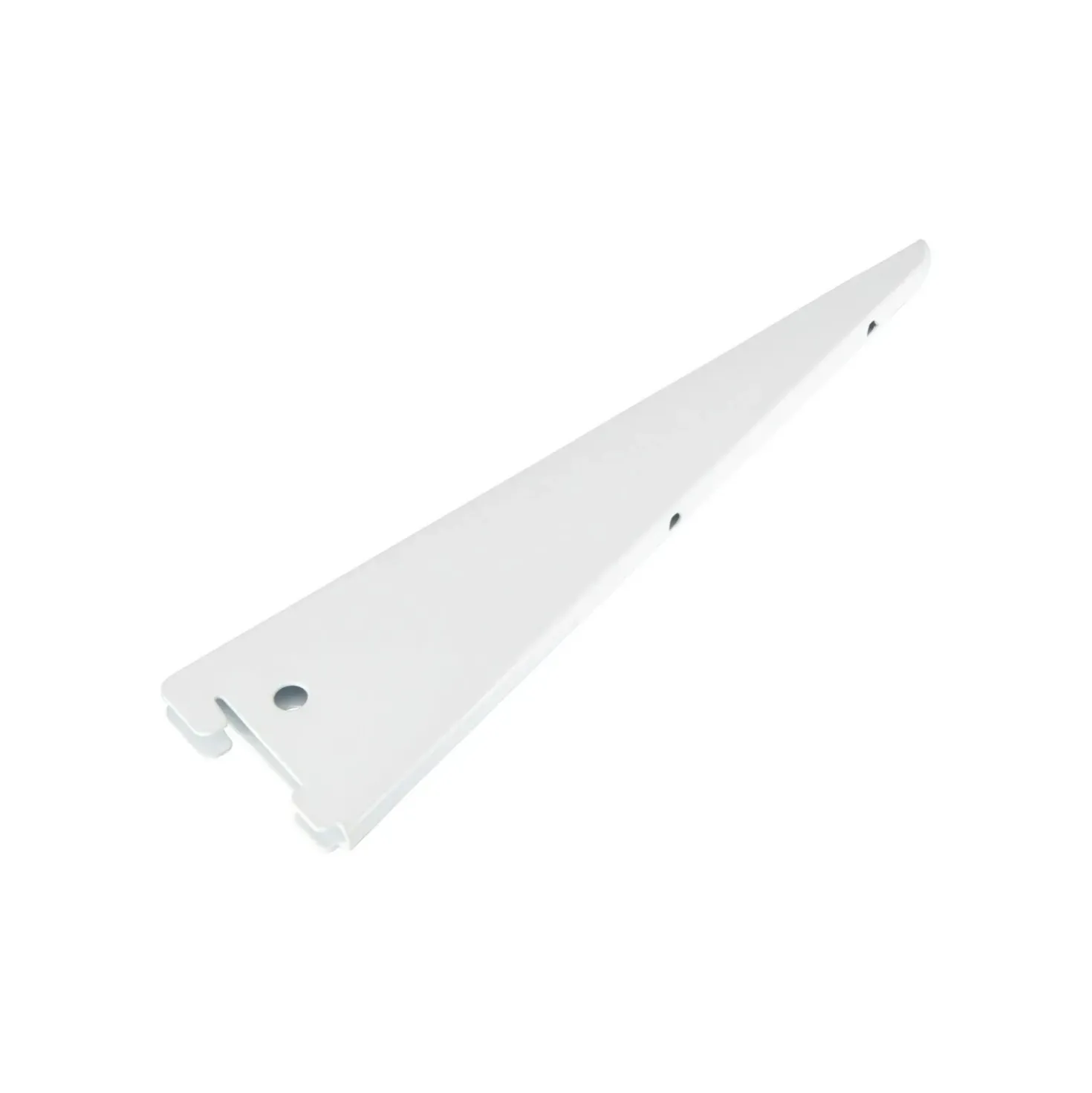 Supporto doppio a U in acciaio 27 cm 50 kg bianco