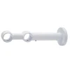 Supporto estensibile doppio per parete Noble bianco Ø 2 cm