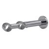 Supporto estensibile doppio per parete Noble cromo Ø 2 cm