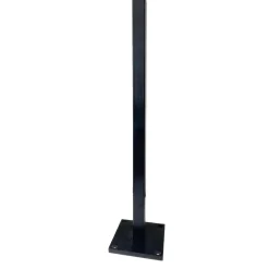 Supporto in acciaio per palo 11x11x50 cm nero