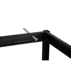 Supporto in metallo per lavello da esterno Madrid 33x44x74,5 cm nero