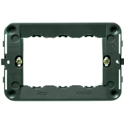 Supporto 3M Vimar Idea con viti per scatole 3 moduli