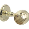 Supporto per corrimano dritto in ottone lucido