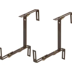 Supporto per fioriera regolabile in 3 dimensioni 4-14 cm marrone