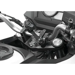 Supporto per manubrio bici e moto Titan Combo Pro alta resistenza nero