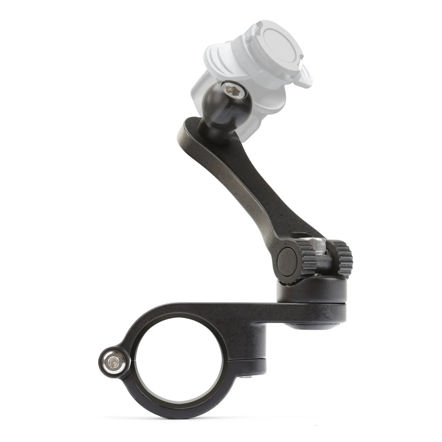 Supporto per manubrio bici e moto Titan Combo Pro alta resistenza nero