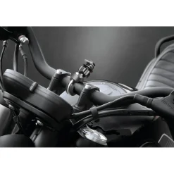 Supporto per manubrio bici e moto Titan U Type Pro nero/grigio