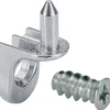 Supporto per ripiano Sekura7 nichelato Ø 5 mm