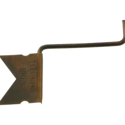 Supporto per tende invisibile in metallo L 5,3 cm bronzo 4 pz
