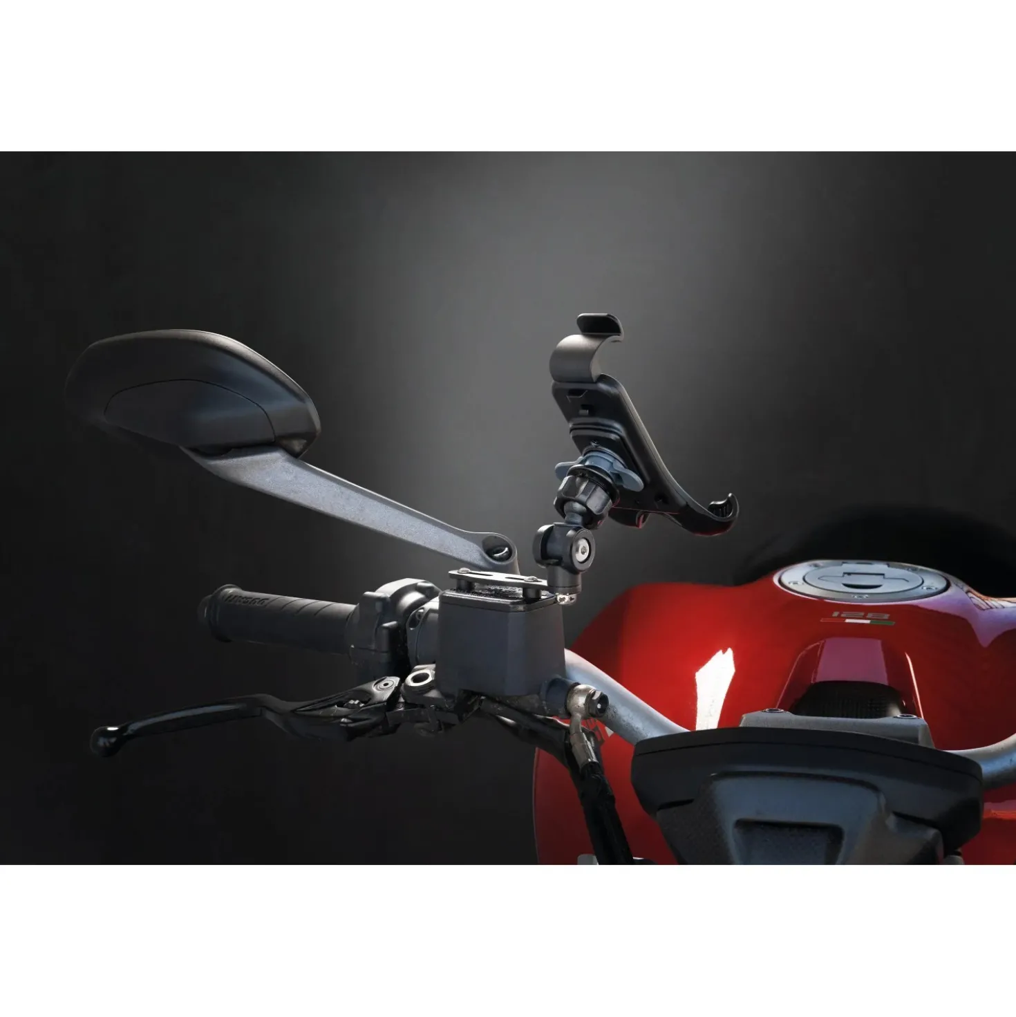 Supporto per vaschetta olio freni e frizione Titan Brake nero/grigio
