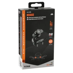 Supporto per vaschetta olio freni e frizione Titan Brake nero/grigio