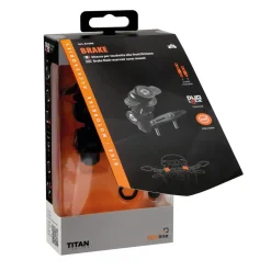 Supporto per vaschetta olio freni e frizione Titan Brake nero/grigio