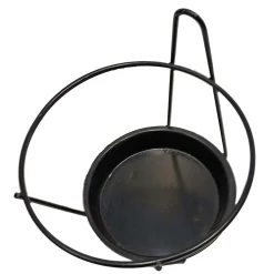 Supporto per vaso singolo con sottovaso a muro Ø 22 cm