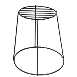 Supporto portavaso in filo di ferro verniciato 30x17 cm