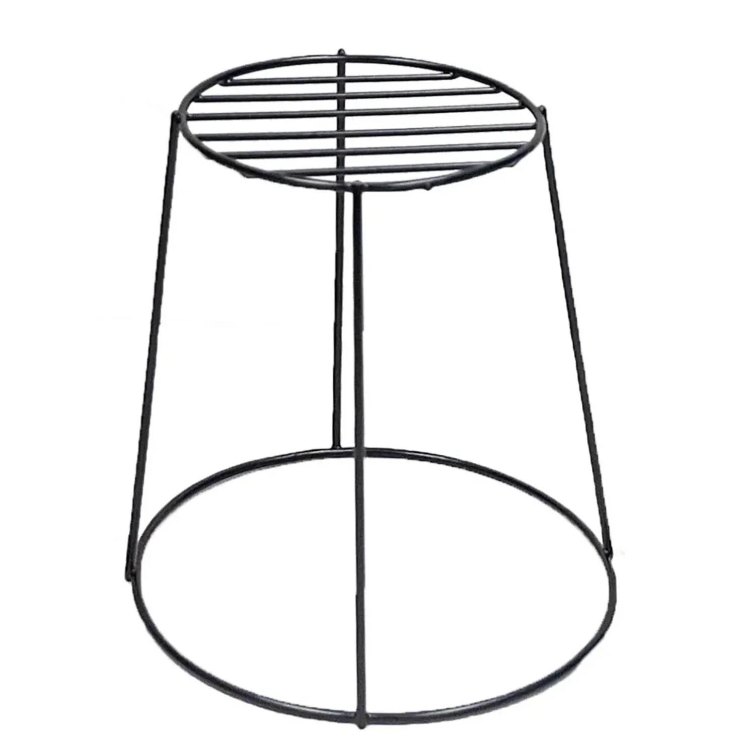 Supporto portavaso in filo di ferro verniciato 30x17 cm