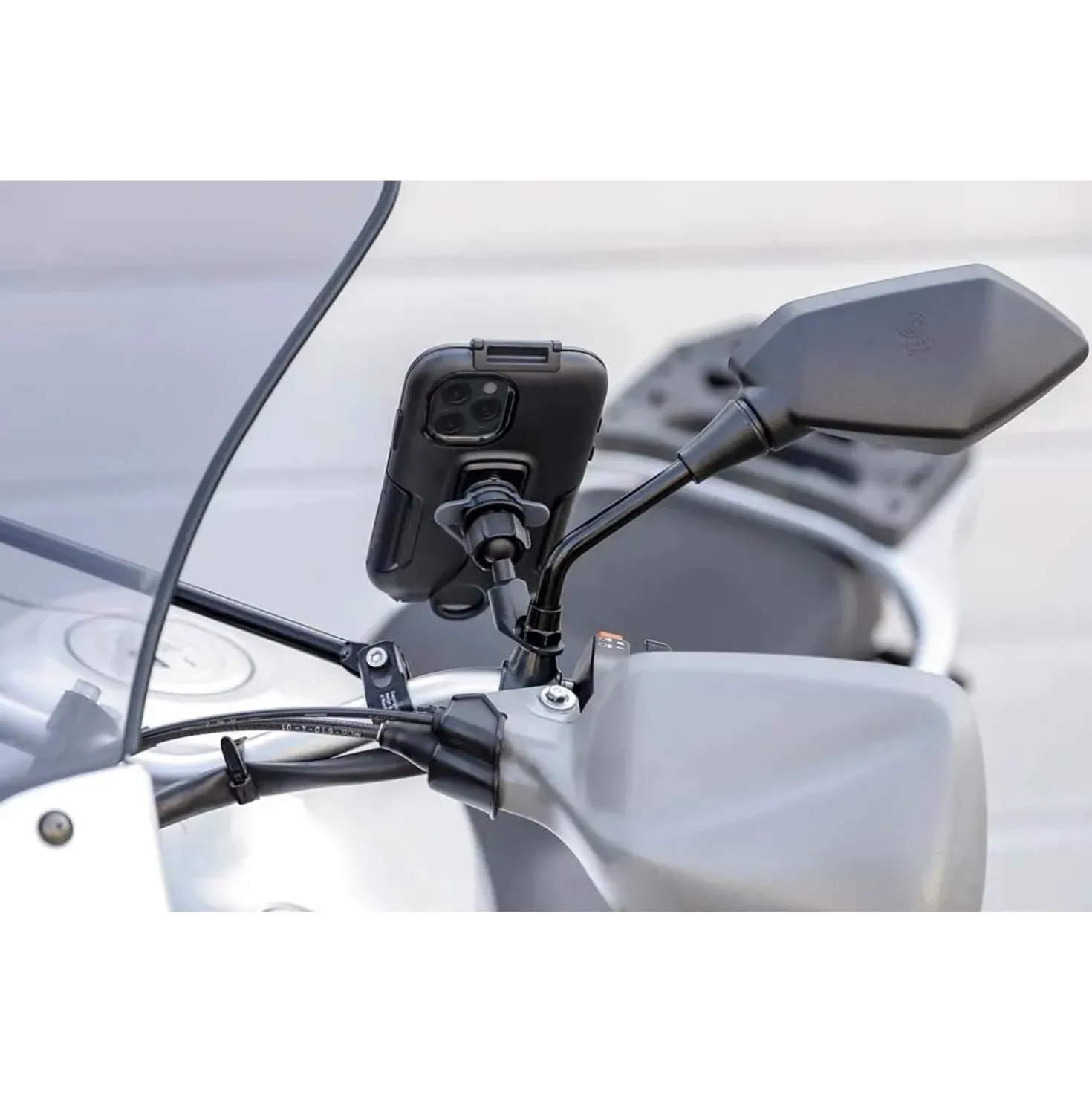 Supporto smartphone Titan Pole con attacco per specchietti o viti passanti