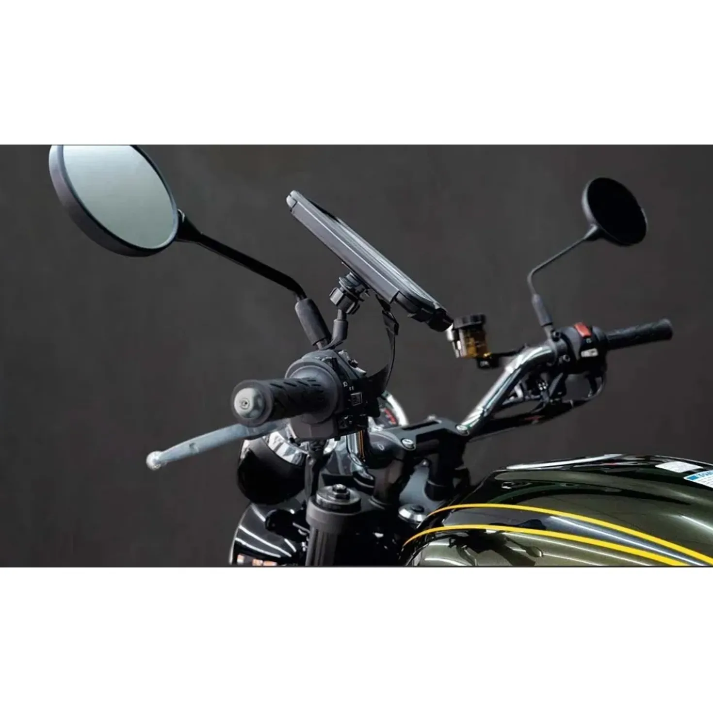 Supporto smartphone Titan Pole con attacco per specchietti o viti passanti