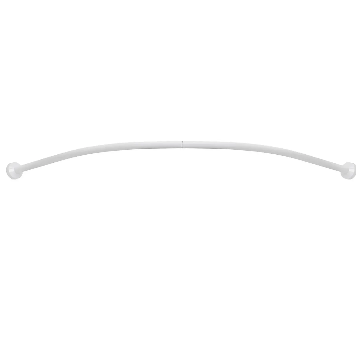 Supporto tenda doccia semicircolare l 87,1 x p 87,1 x Ø 6,2 cm bianco
