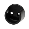 Supporto tubo appendiabiti Ø 2,5 cm nero 2 pz