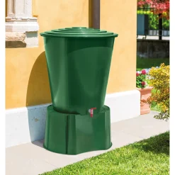 Supporto verde per contenitore acqua rotondo Stefanplast