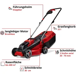 Tagliaerba a batteria Einhell Power X-Change GE-CT 18/33 Li E-Solo