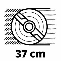 Tagliaerba a batteria Rasarro 36/36 Einhell 36 V 2x3,0Ah Plus L taglio 36 cm