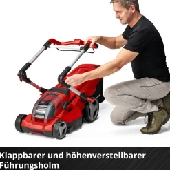 Tagliaerba a batteria Rasarro 36/36 Einhell 36 V 2x3,0Ah Plus L taglio 36 cm