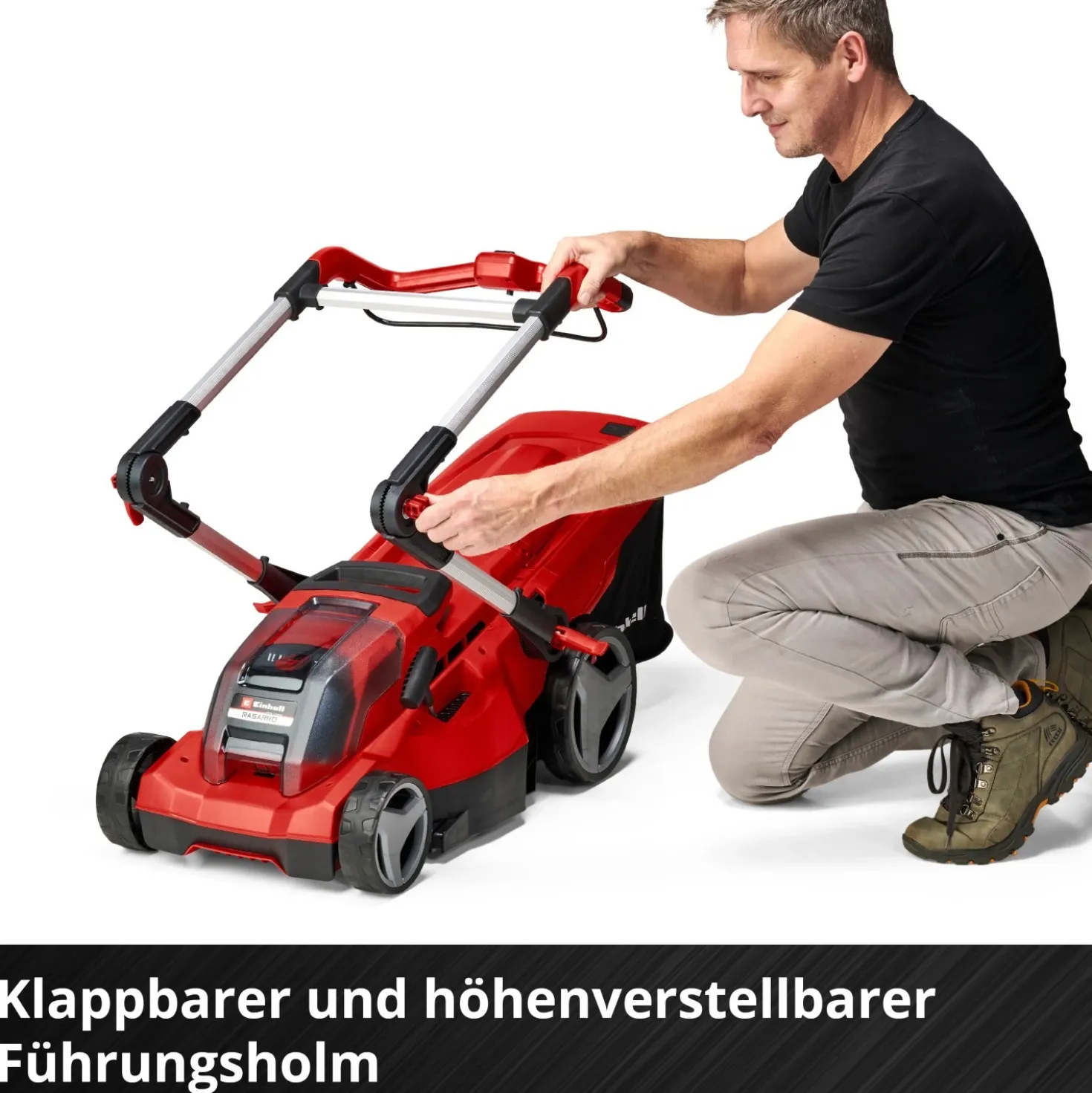Tagliaerba a batteria Rasarro 36/36 Einhell 36 V 2x3,0Ah Plus L taglio 36 cm