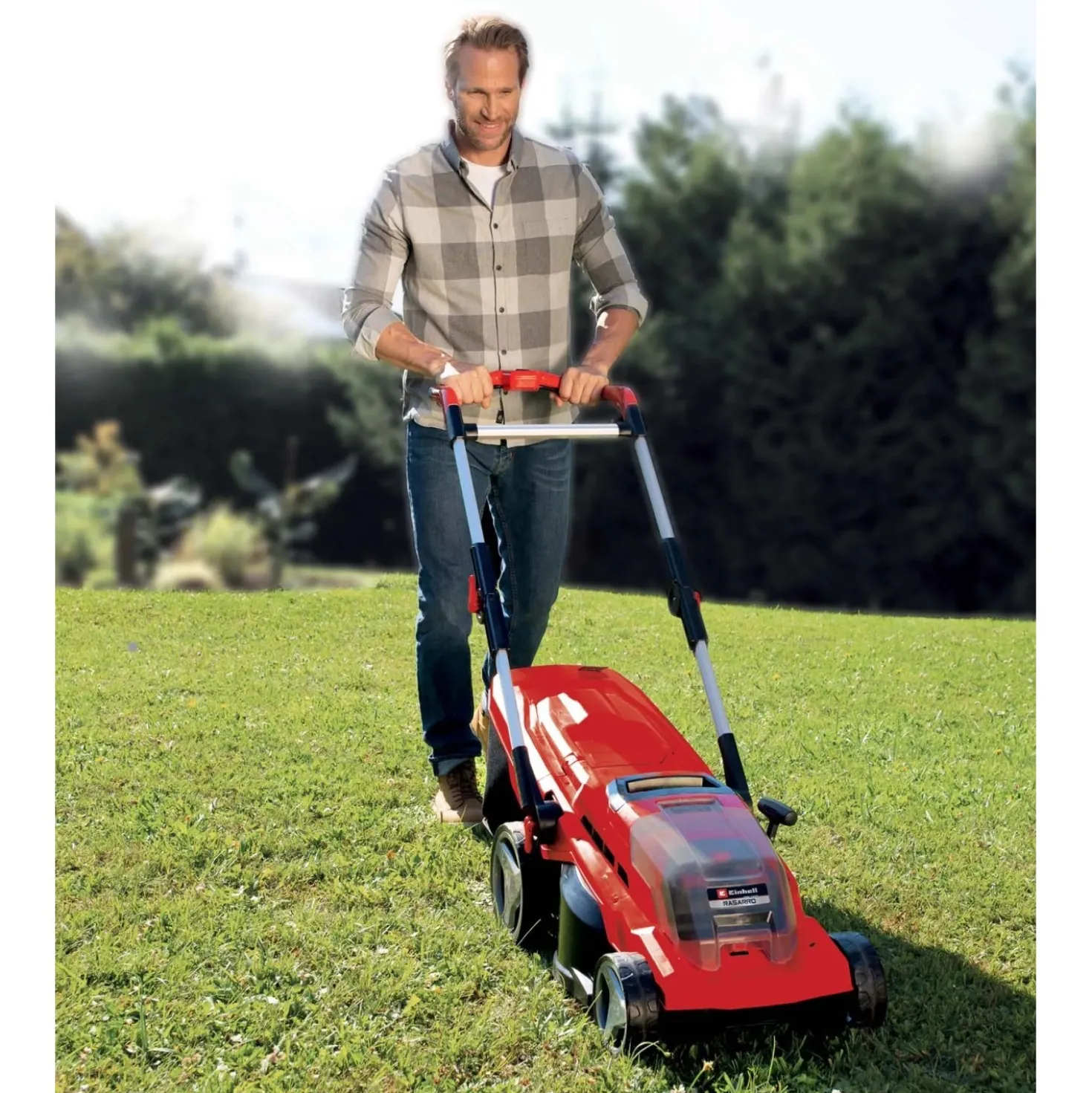 Tagliaerba a batteria Rasarro 36/36 Einhell 36 V 2x3,0Ah Plus L taglio 36 cm