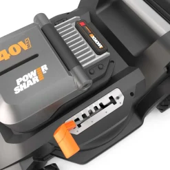 Tagliaerba a batteria WG745E Worx 2 batterie Pro 20V 4Ah 40V L taglio Ø 40 cm