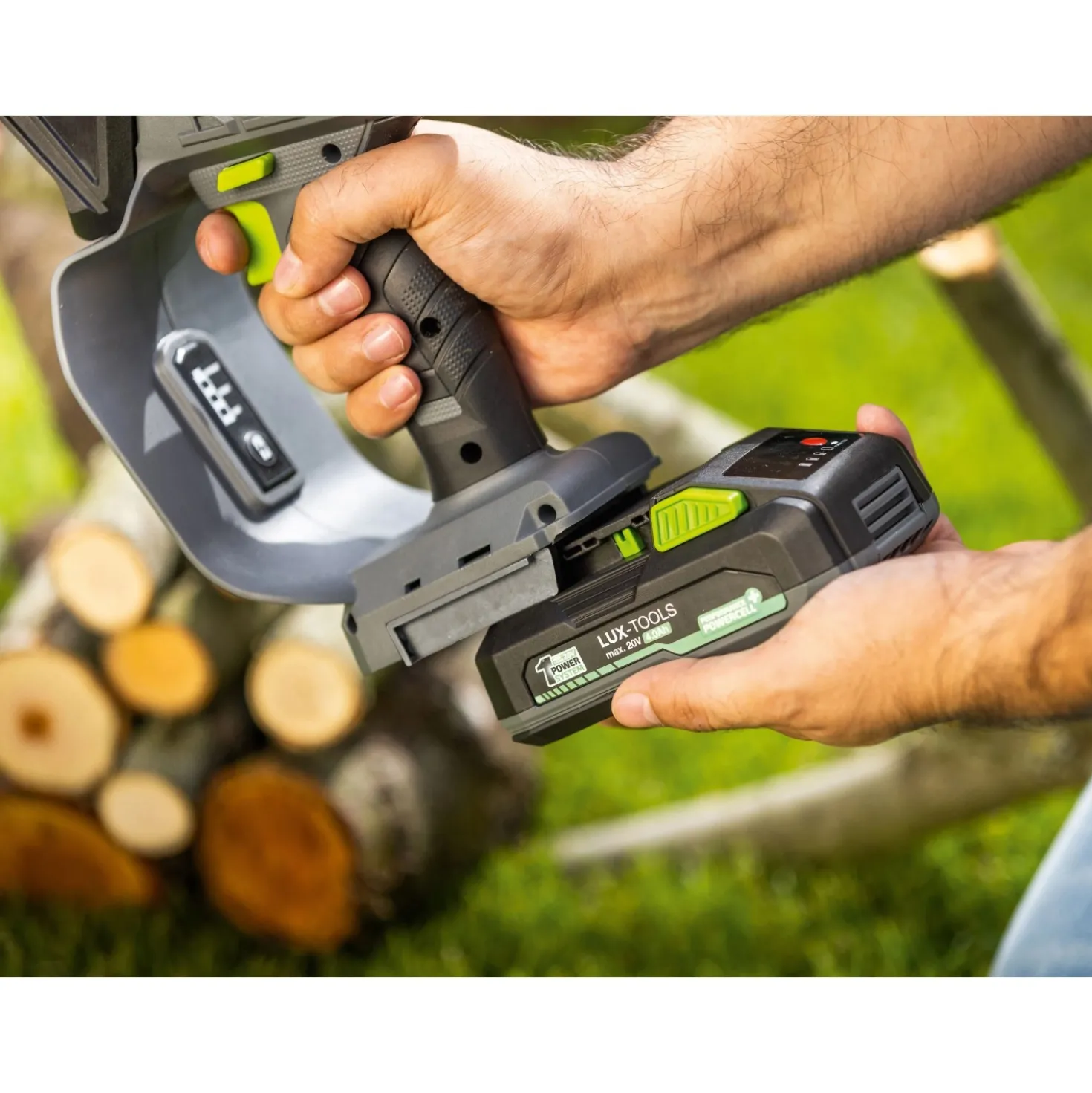 Tagliarami a batteria LUX-TOOLS 20 V A-EAS-20/100 1 Power System