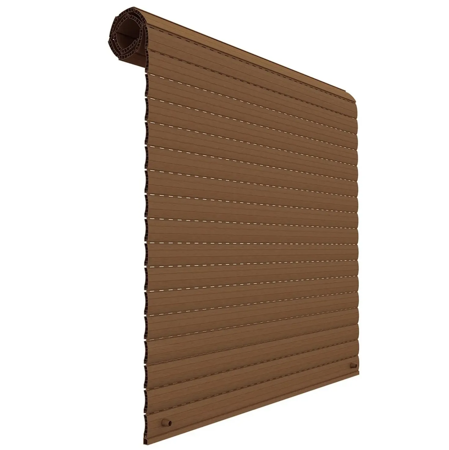 Tapparella in PVC effetto legno Roma L 123 x H 160 cm