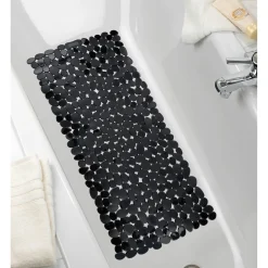 Tappetino antiscivolo per vasca Wenko Paradise Nero 71x36 cm