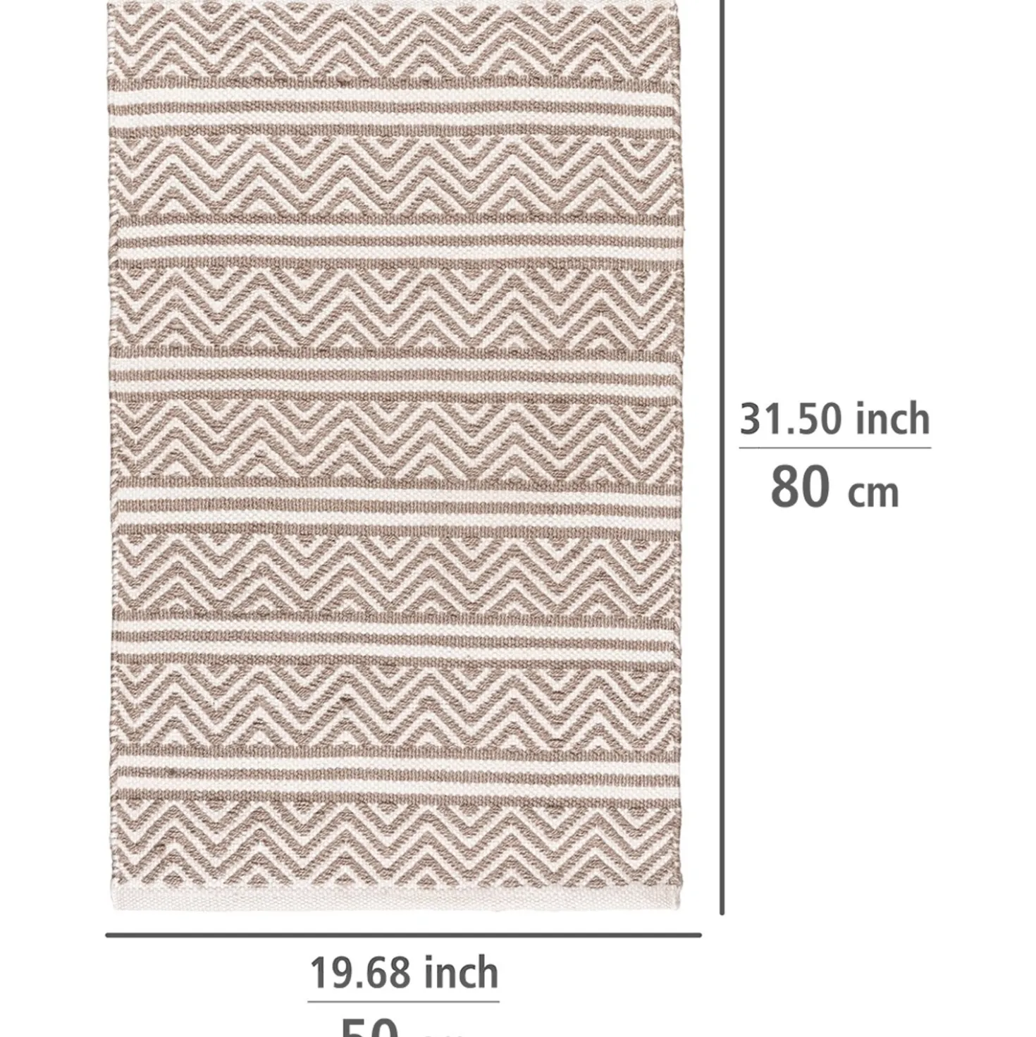 Tappetino da bagno Wenko Shaki 50x80 cm