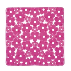 Tappeto antiscivolo doccia Margherita fucsia