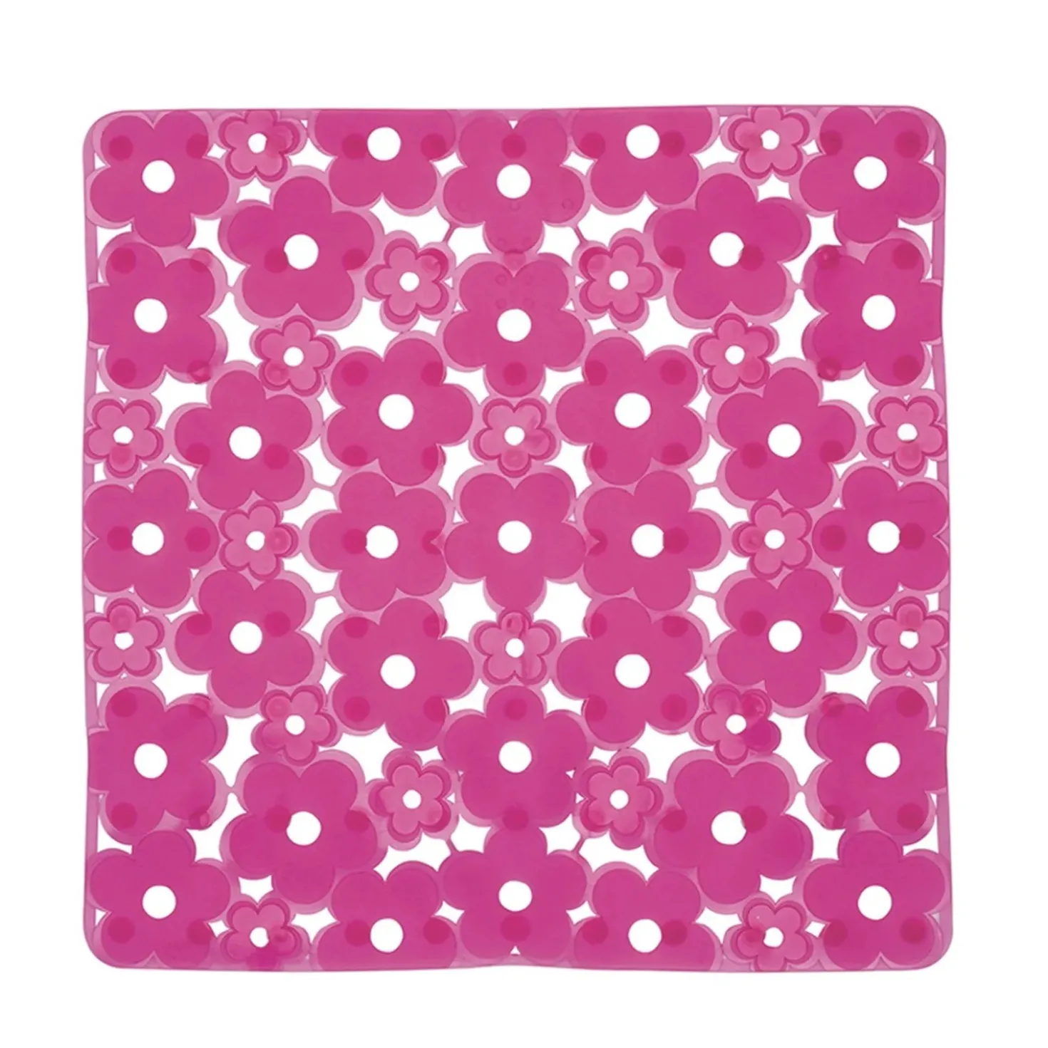 Tappeto antiscivolo doccia Margherita fucsia